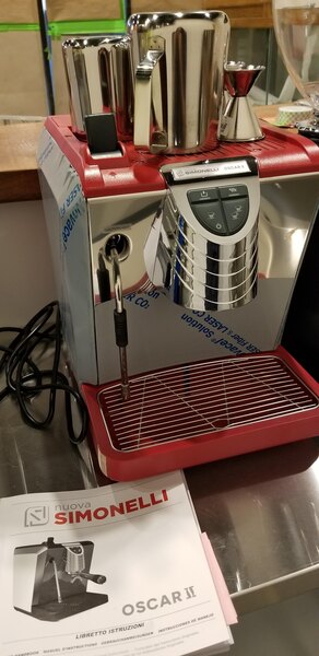 Nuova Simonelli Oscar II Black Professional Espresso Machine