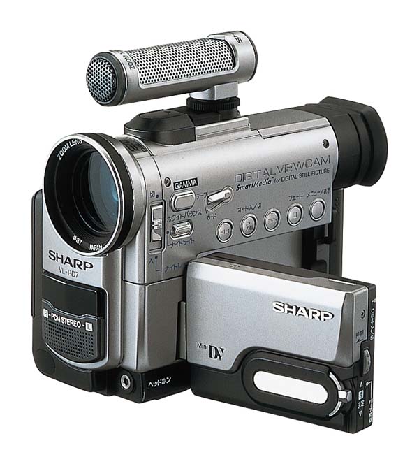 スマートメディアスロット搭載のDVカメラ