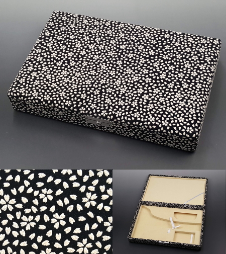 三味線 地唄用柄物撥ケース・（一丁入）