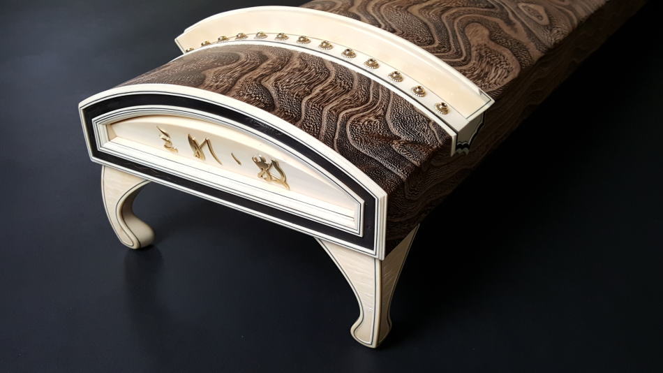 厳選中古品 琴）くり甲琴玉杢・玉縁象牙巻 WKT-TKOTO25【和楽器市場