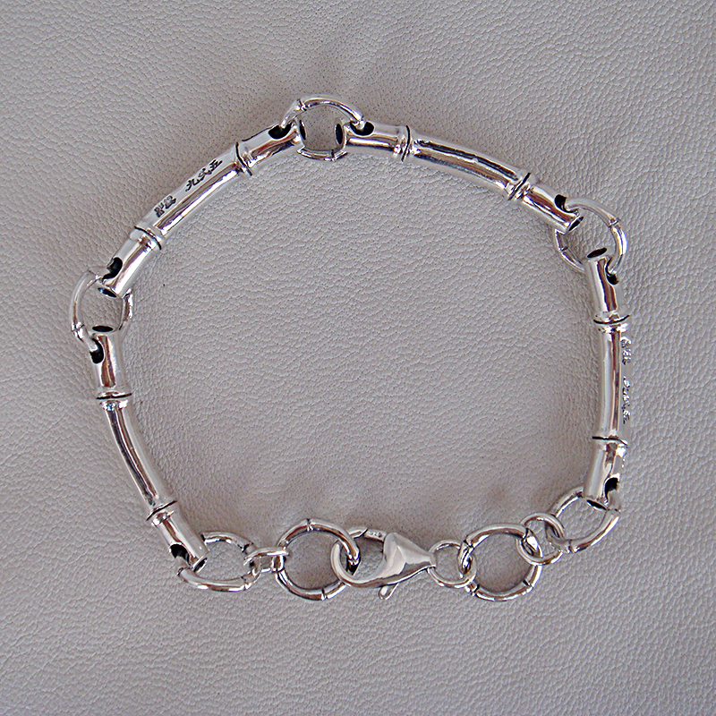 竹ブレスレット-たけブレスレット 和風 silver925 福岡オリジナル