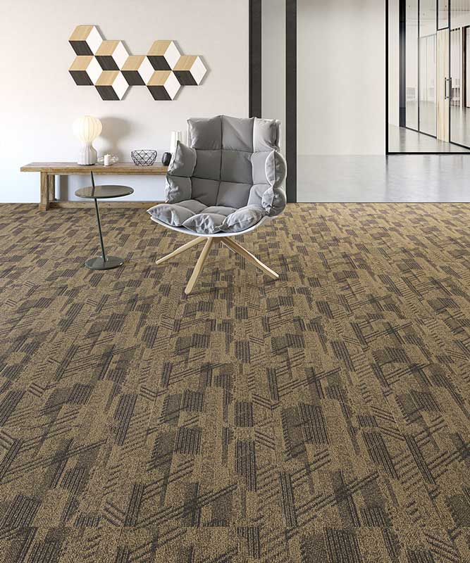 CB1260 ビルドライン 4色 ループパイル 8mm厚 50×50 川島織物セルコン