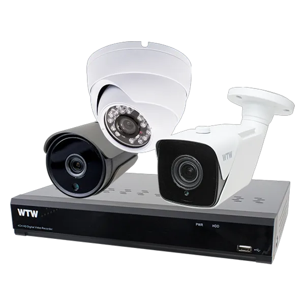 548万画素選べる防犯カメラ1～4台【WTW 塚本無線】