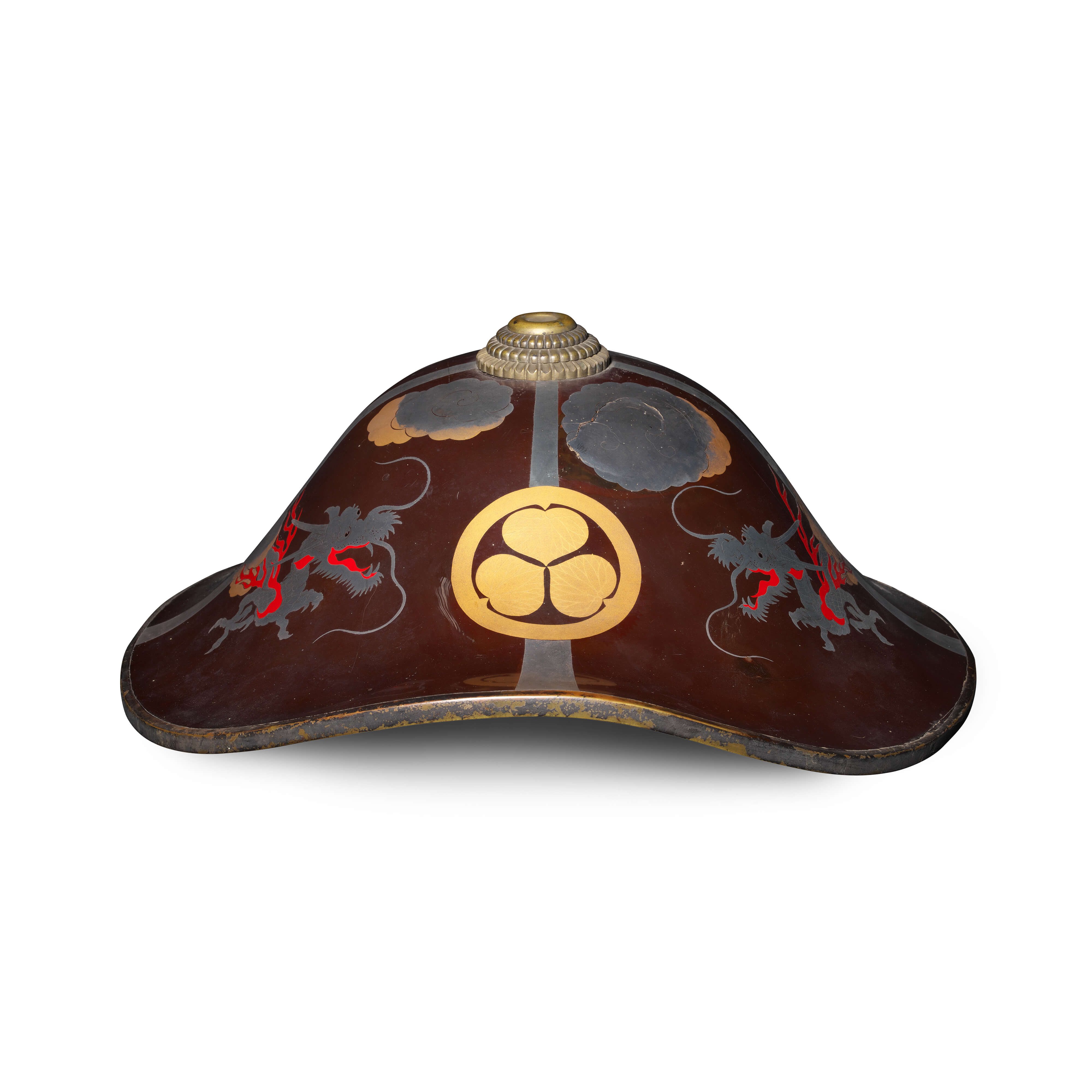 三つ葉葵紋龍蒔絵陣笠／ホームメイト