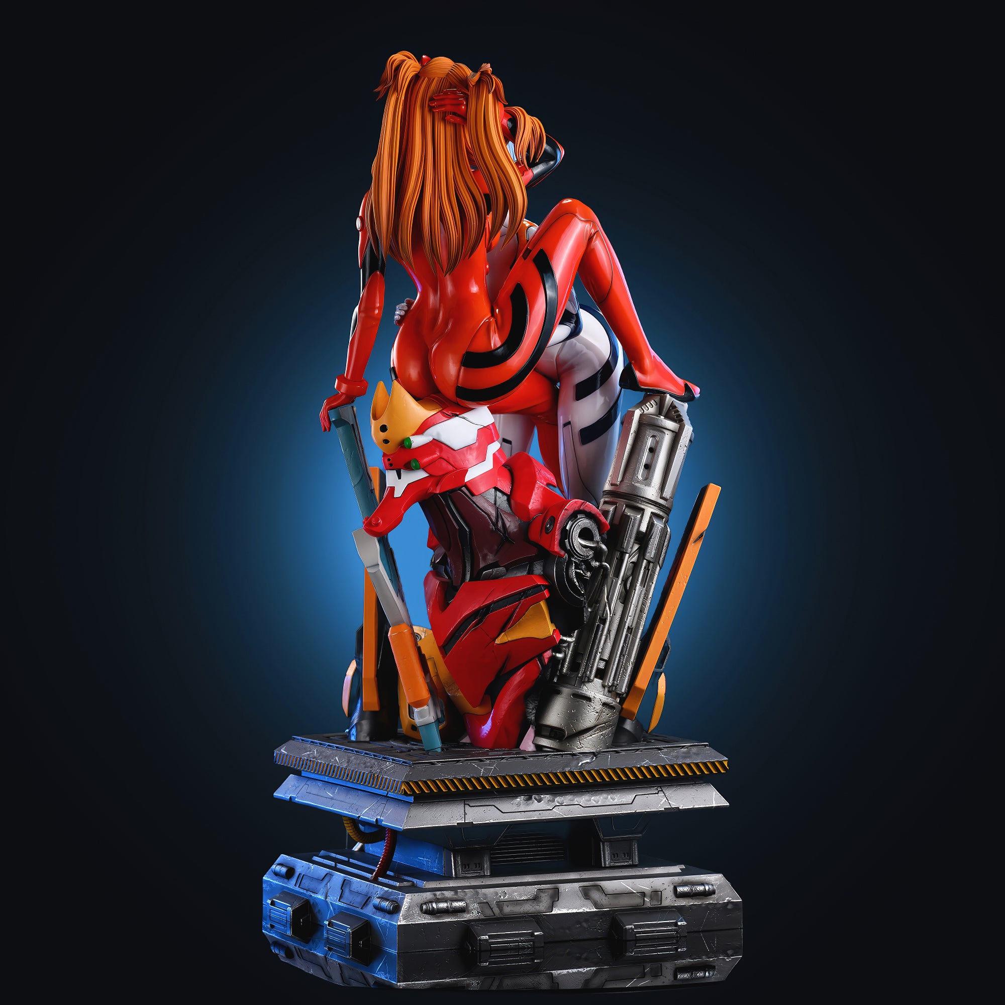 新世紀エヴァンゲリオン 式波・アスカ・ラングレー 綾波 レイ 1/4