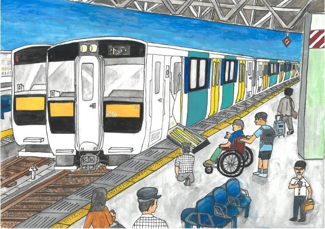 第12回 水郡線児童絵画展入賞作品（高学年の部）｜石川町