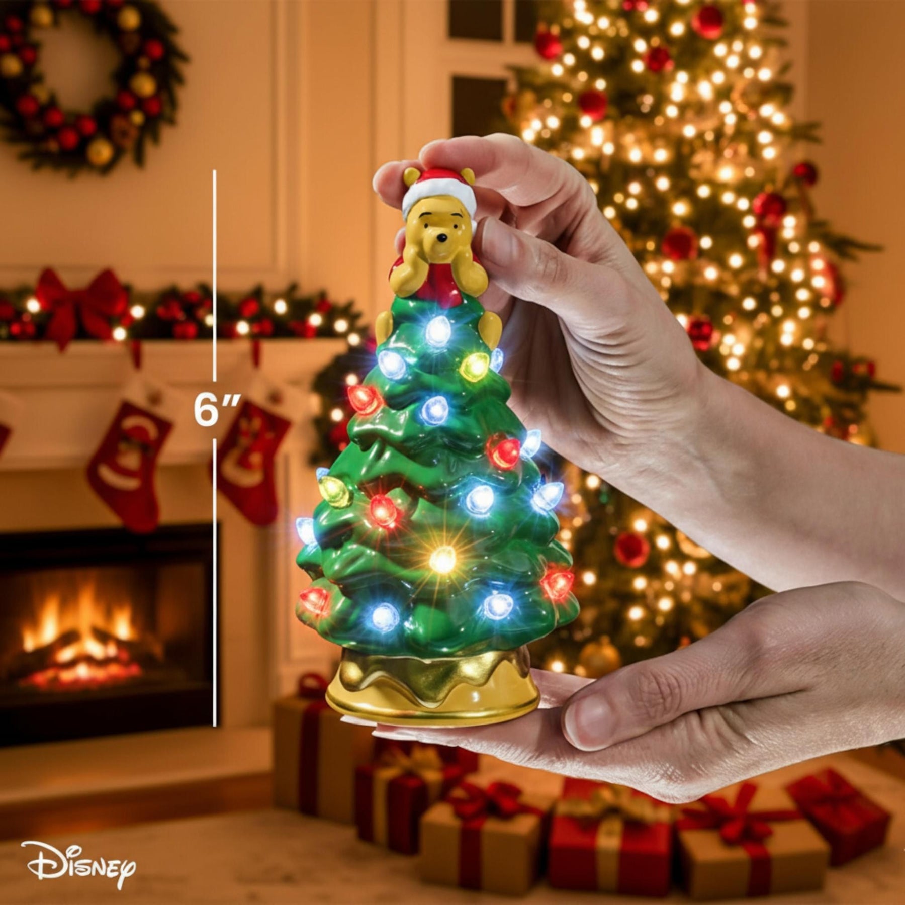 Disney Winnie The Pooh Light-Up Christmas Tree | Free Shipping