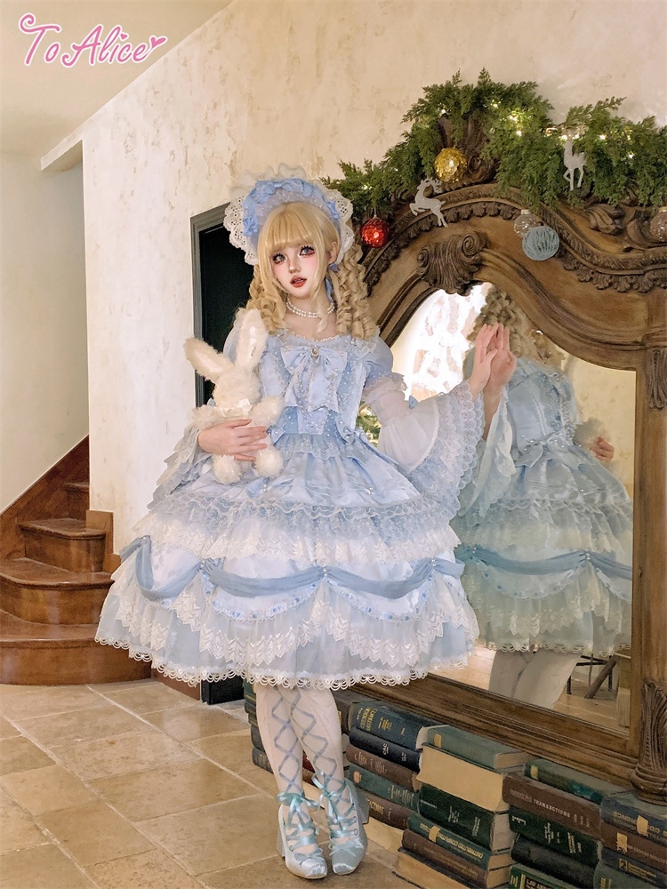 ToAlice】L1555 Aquamarine Princess Dress - To Alice
