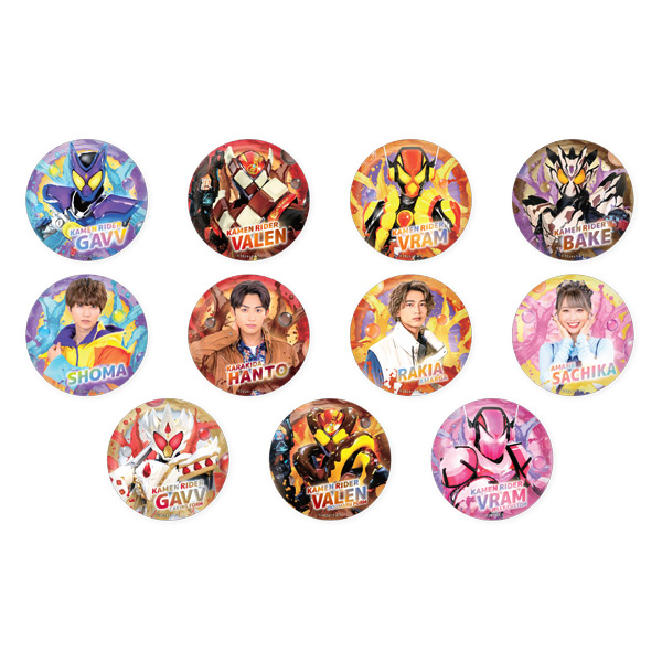 ラキア 仮面ライダーガヴ Vシネ 缶バッジ 10個 ラキア 仮面