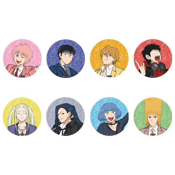 セット販売＞ランダムグリッター缶バッジ(全8種)【えぶホス感謝祭