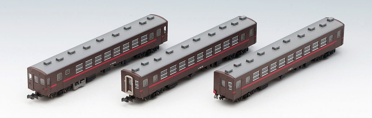 真岡鐵道 50系客車（赤帯）セット｜製品情報｜製品検索｜鉄道模型