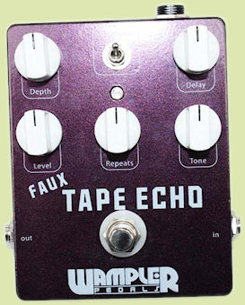 Wampler Faux Tape Echo:Guitars, Pedals Amps Effects