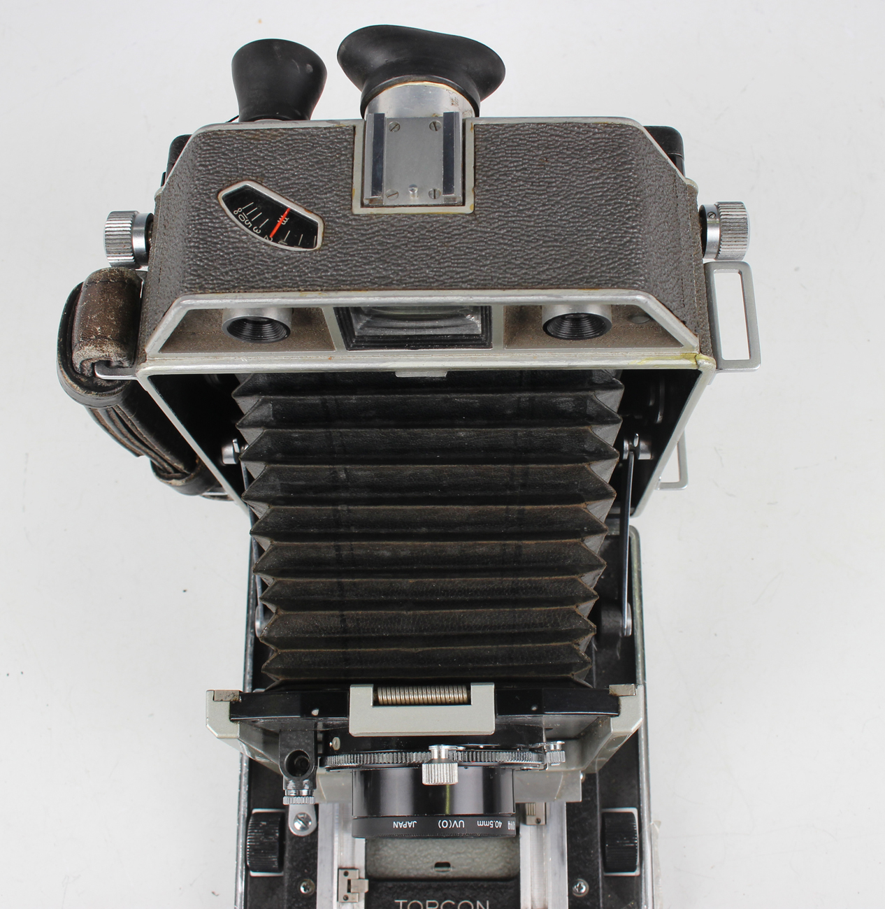 A Topcon Horseman Press camera with Tokyo Kogaku Super Horseman 1