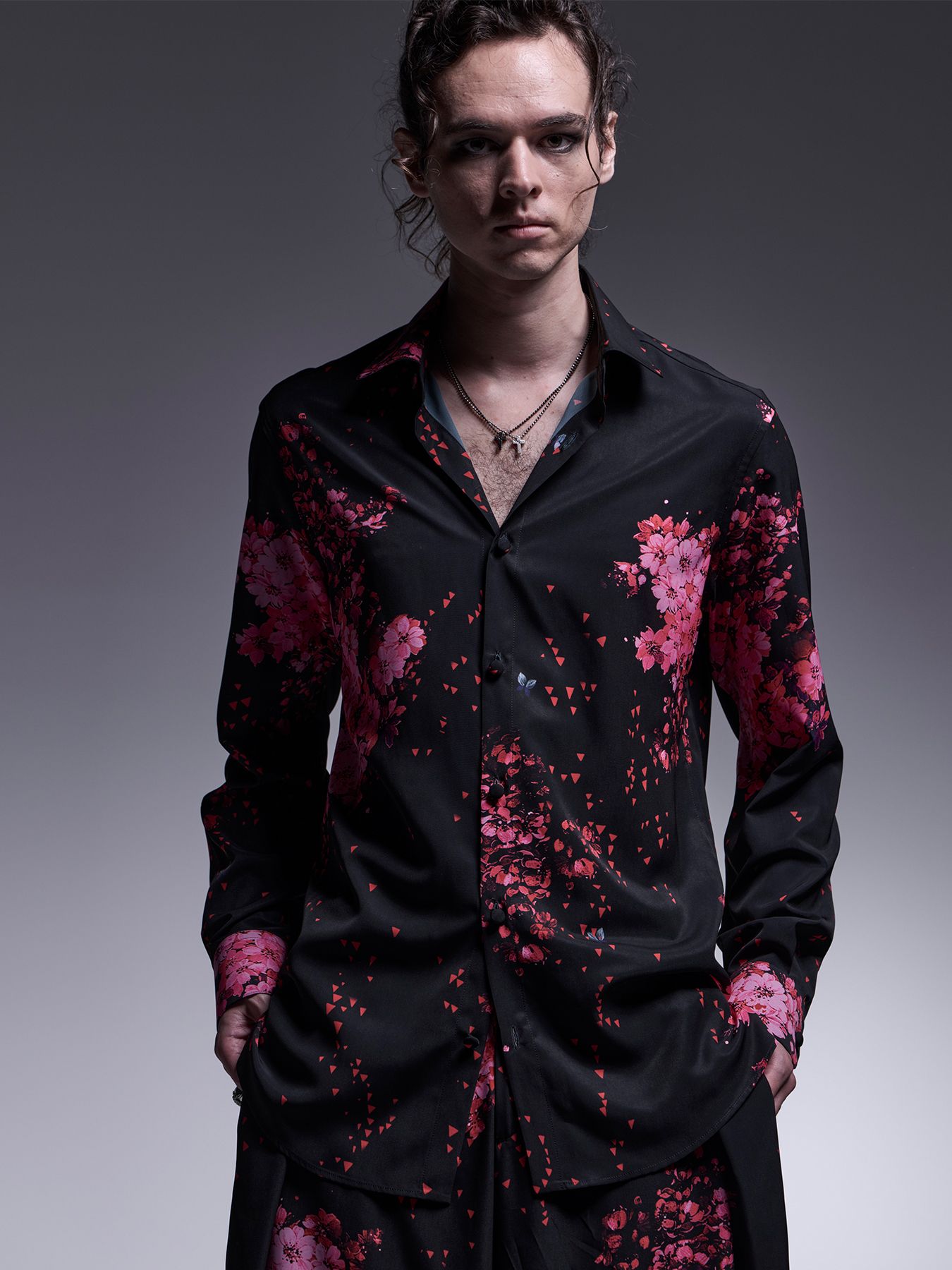 kiryuyrik - Shirt / シャツ / サクラ ブラック&ピンク | BRYAN