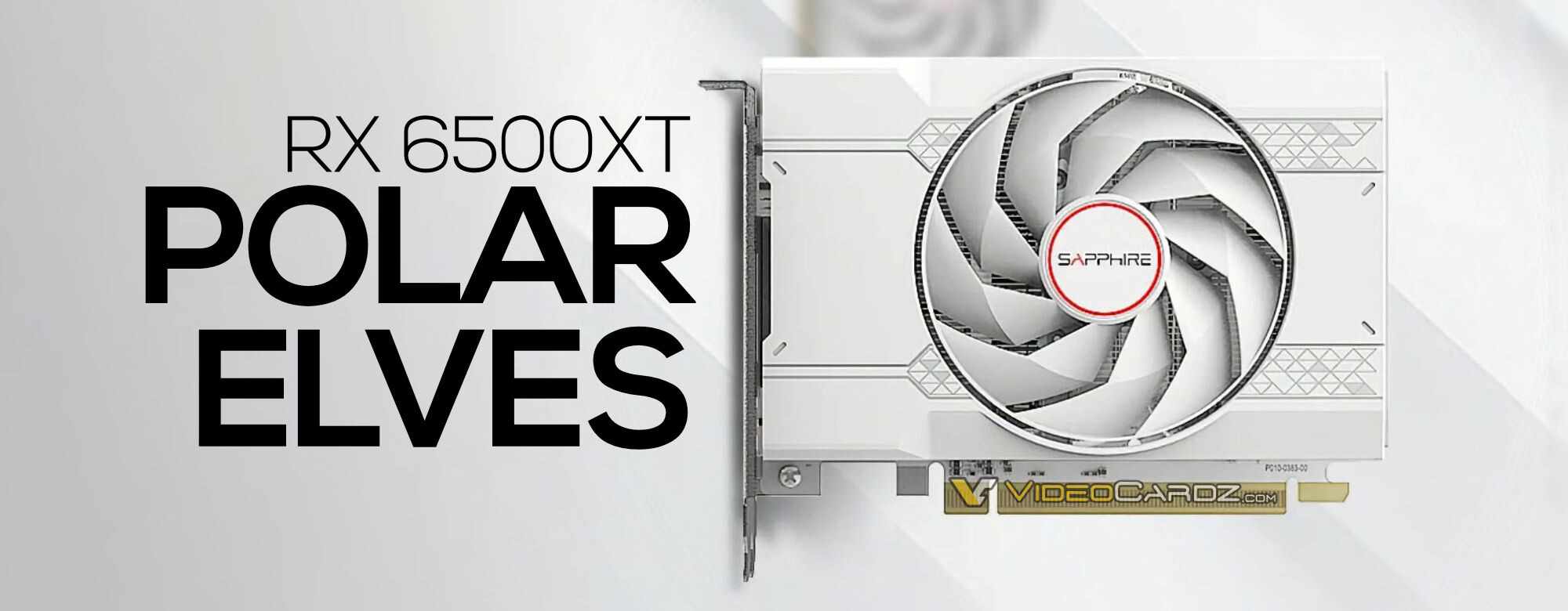 Sapphire Reveals White Design Radeon RX 6500 XT Polar Elves GPU