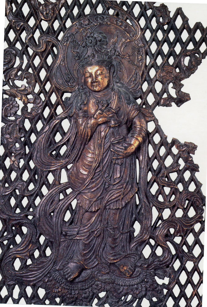 国宝東大寺仏殿 菩蕯拓本 極め箱 MA925 国宝東大寺仏殿 菩蕯拓本 極め