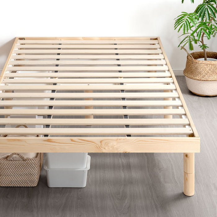 ≪累計80万台突破≫ [セミダブル] 北欧パイン すのこベッド ベッド