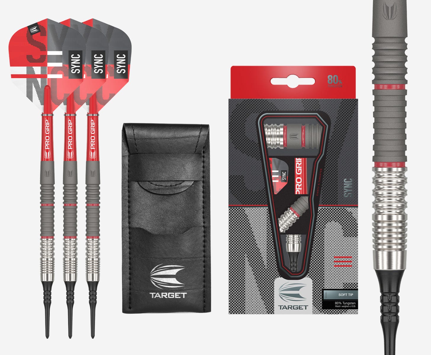 Sync 11 80% Tungsten Soft Tip Darts | Target Darts