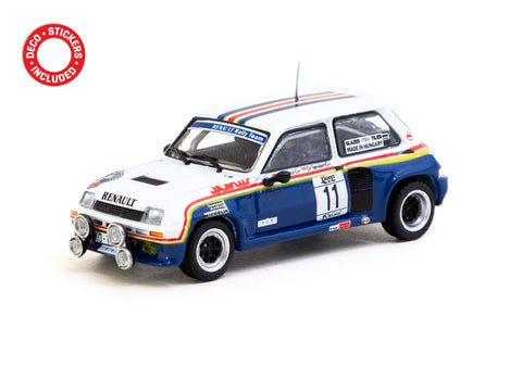 Tarmac Works 1/64 Renault 5 Turbo Rally Costa Brava 1985 #11 - HOBBY64