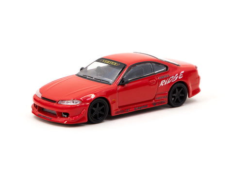 Tarmac Works 1/64 VERTEX Nissan Silvia S15 Red - Indonesia Special Edi