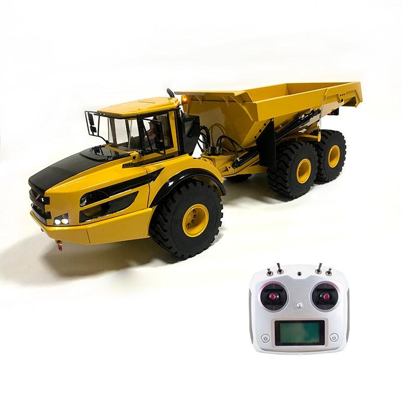 1/14 Scale All Metal Hydraulic Rc Dump Truck Articulating Volvo A40G