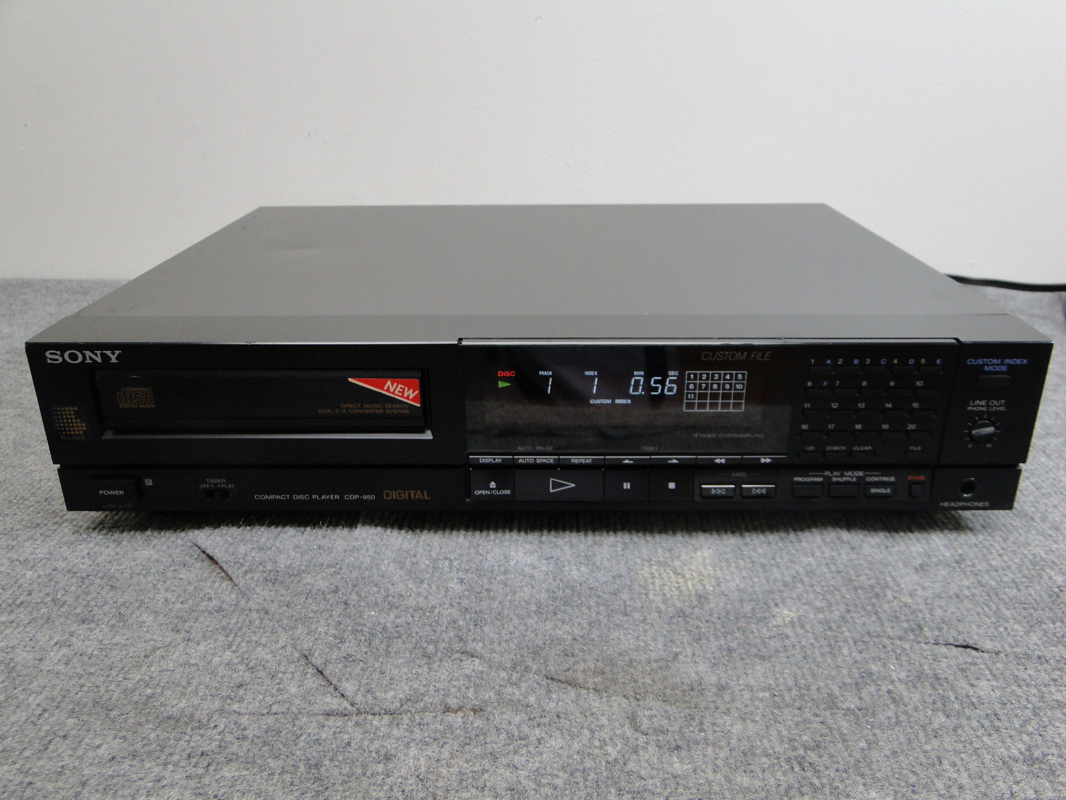 Sony CDP-950 Single Compact Disc Player – The Turntable Store