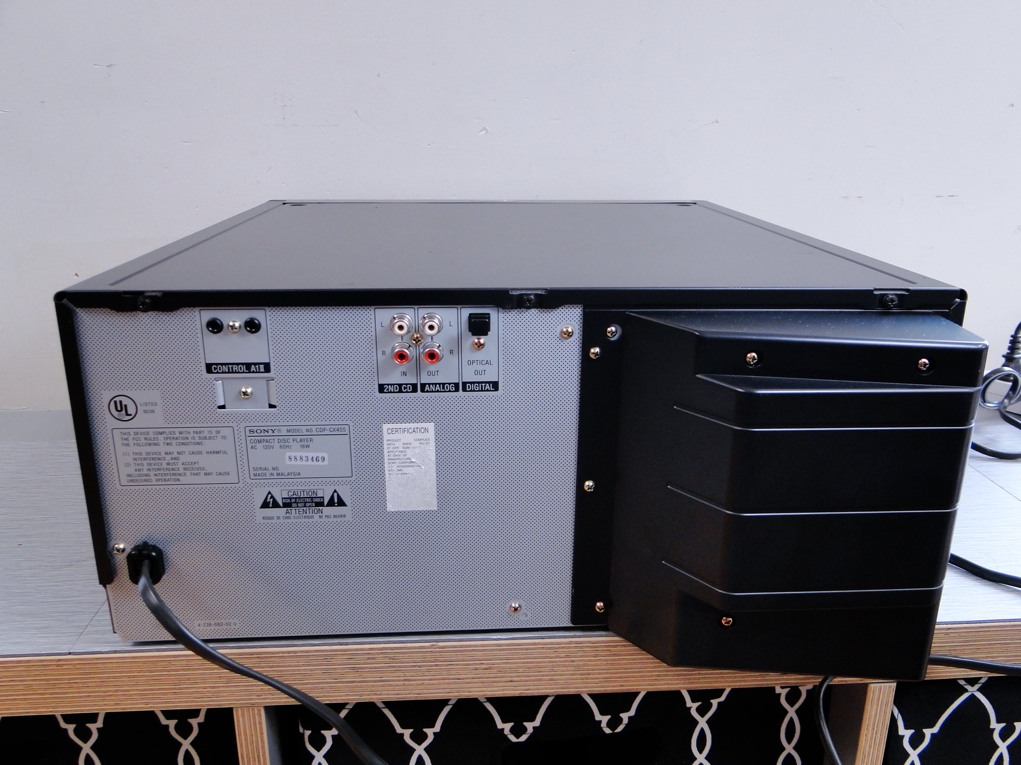 Sony CDP-CX455 Mega Storage 400 CD Disc Changer Player – The