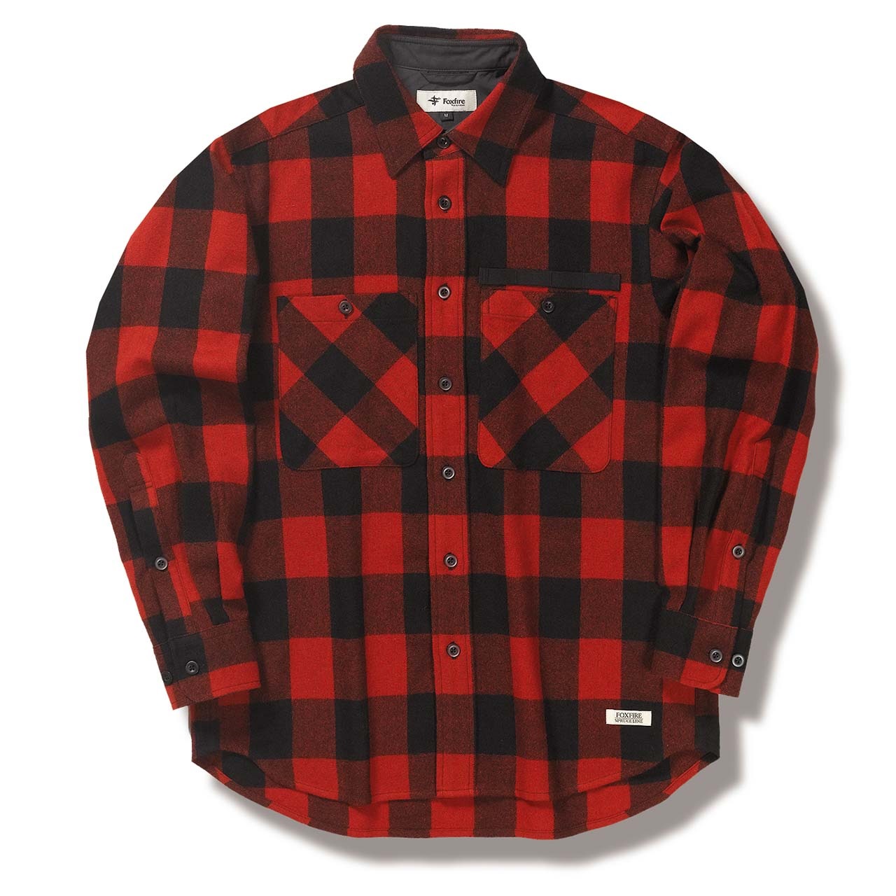 ウォッシャブルウールバッファローチェックシャツ(Men's) | Foxfire