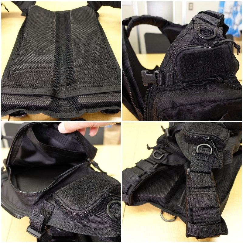 SUBROC サブロック V-one VEST 1260D SPECIAL：ブラック□ネコポス対象