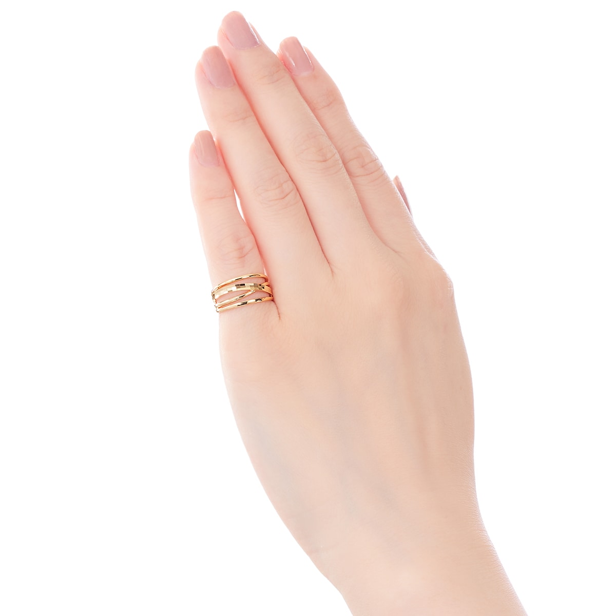 K10イエローゴールドリング（ピンキーリング）(RFR676-001)|TSUTSUMI