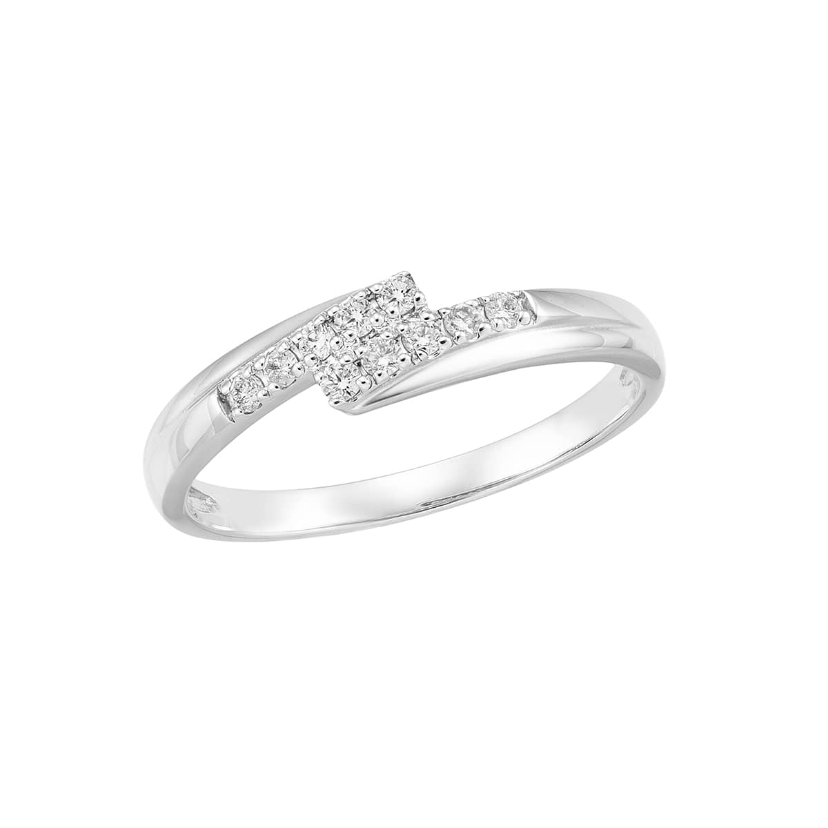 K10ホワイトゴールドダイヤモンドリング(RFR469)|TSUTSUMI（ジュエリー