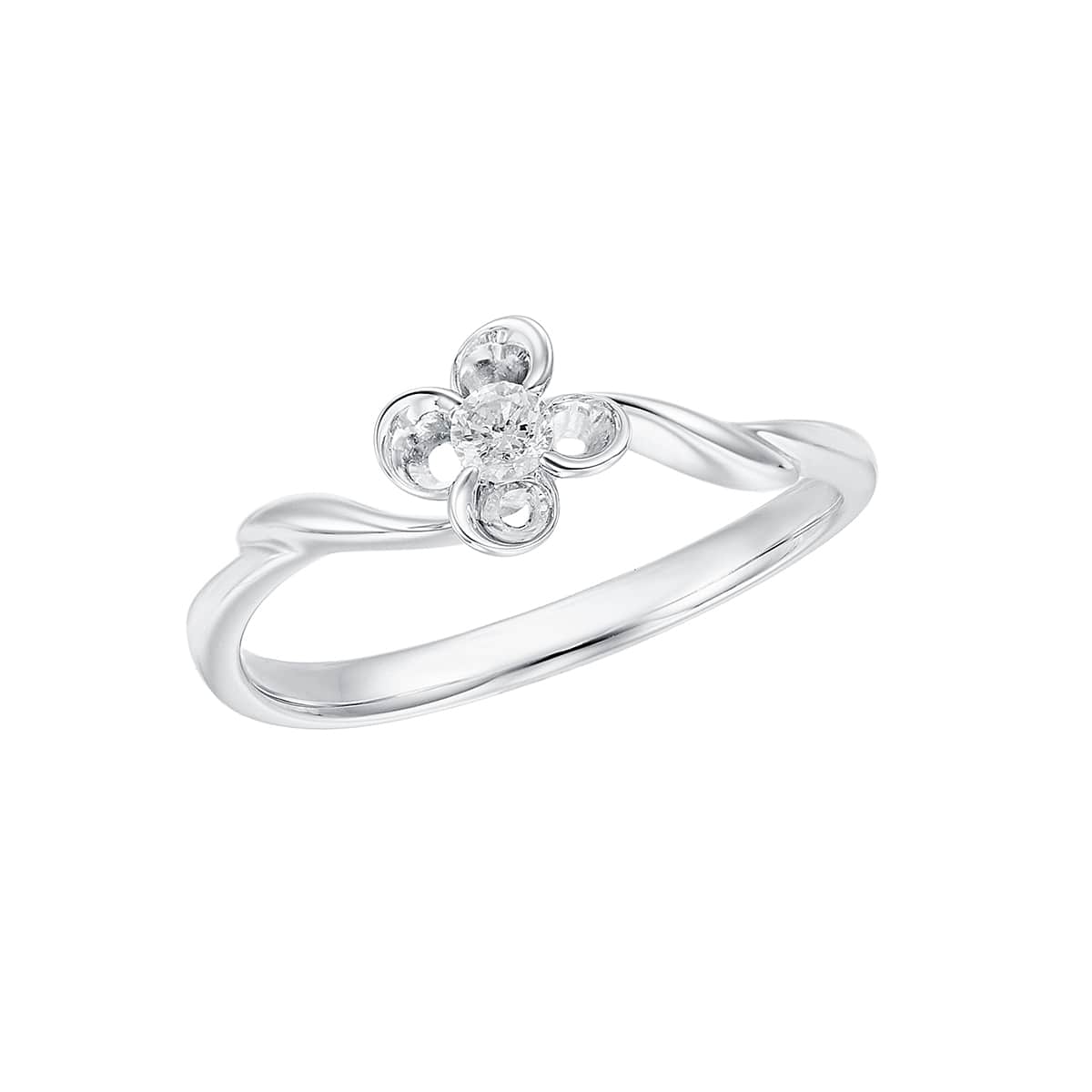 K10ホワイトゴールドダイヤモンドリング(RFR469)|TSUTSUMI（ジュエリー