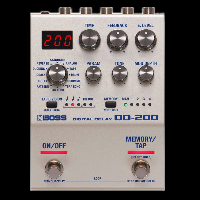 Boss DD-200 Digital Delay Guitar Effect Pedal — Truetone Music