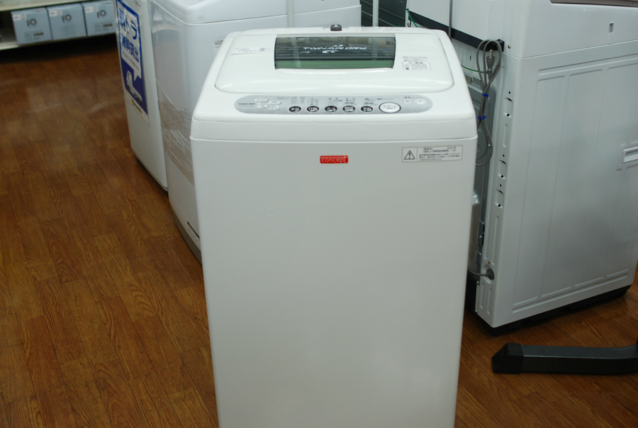 全自動洗濯機 TOSHIBA(東芝) 5.0kg AW-50GGC 2009年製入荷致しました