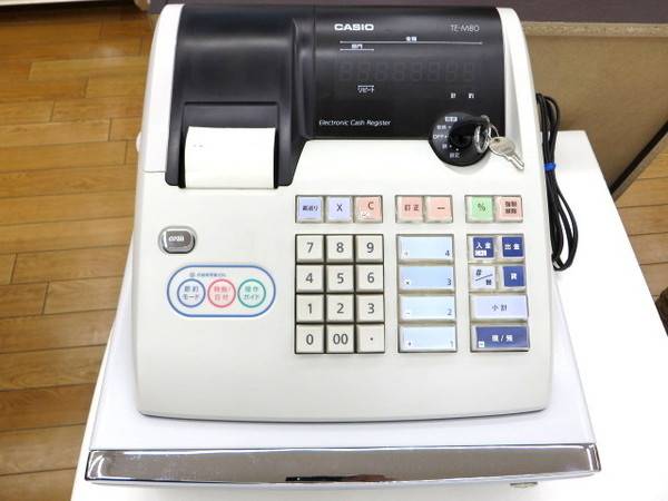 Yahoo!オークション 岩手 盛岡発 CASIO カシオ TE−M80 レジスター