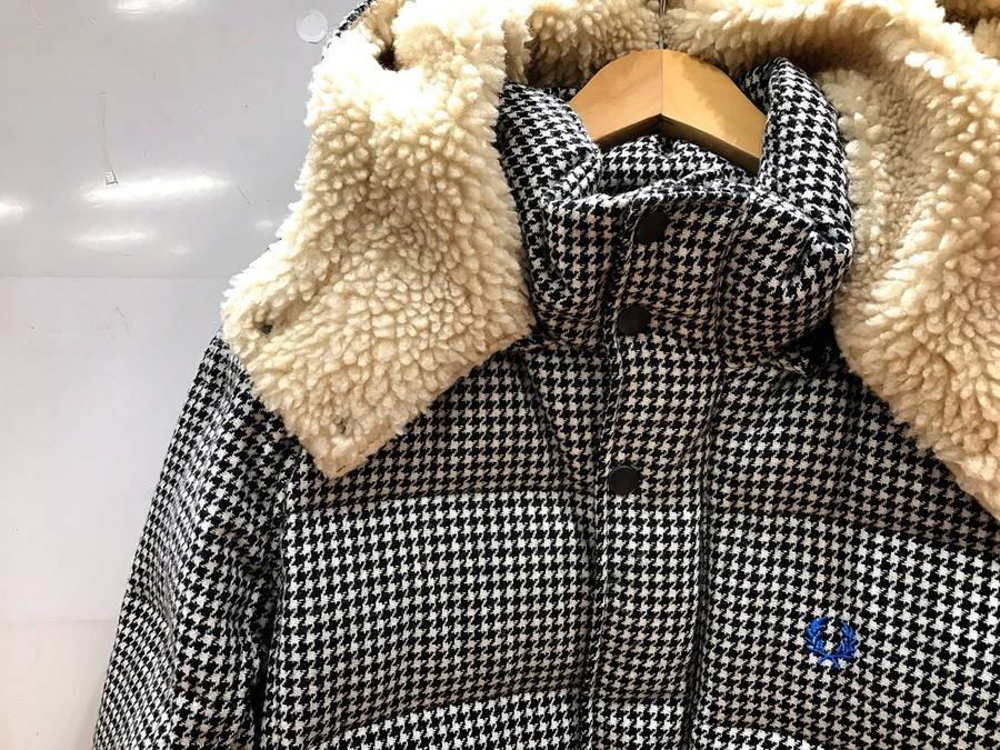 FRED PERRY】ウールチェックダウンジャケット入荷しました！！【上板橋