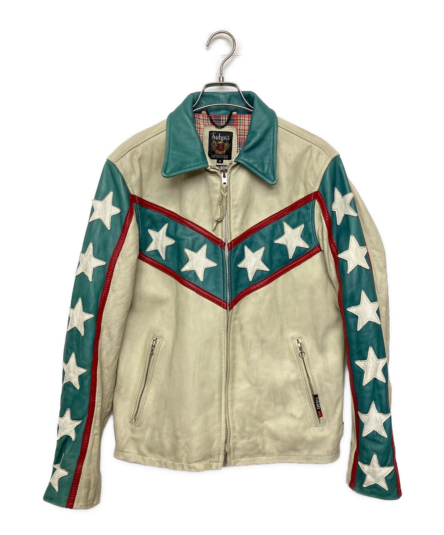 中古・古着通販】Schott (ショット) シングルライダースジャケット