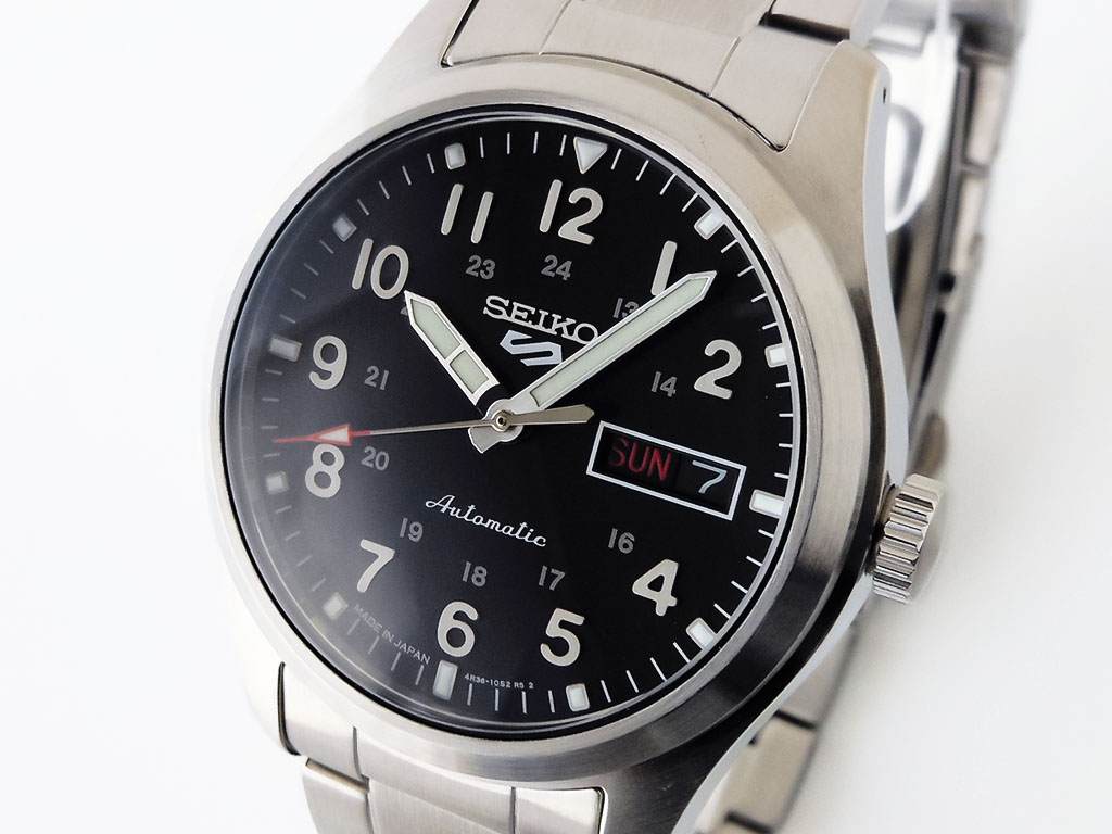 手巻き付自動巻＞メカニカルウォッチ／ブラック文字盤 | 静岡の宝石