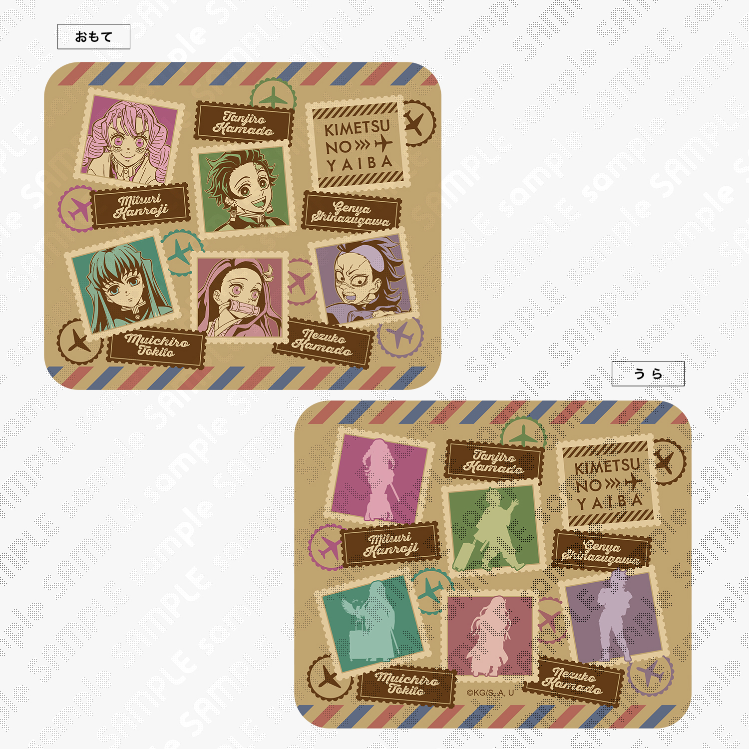 鬼滅の刃 ワールドツアーカフェ2024 アクリルコースター 義勇 不死川