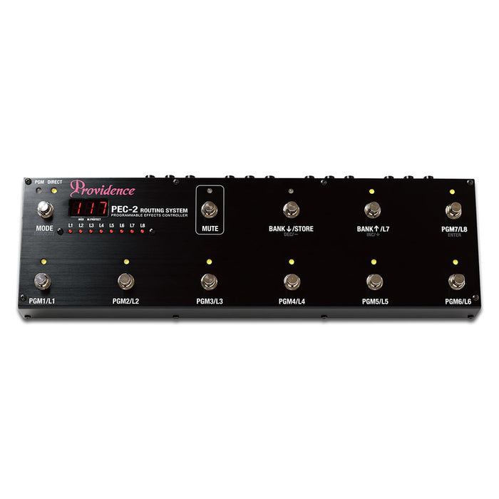 Providence PEC-2 Programmable Effects Controller | Vision Guitar