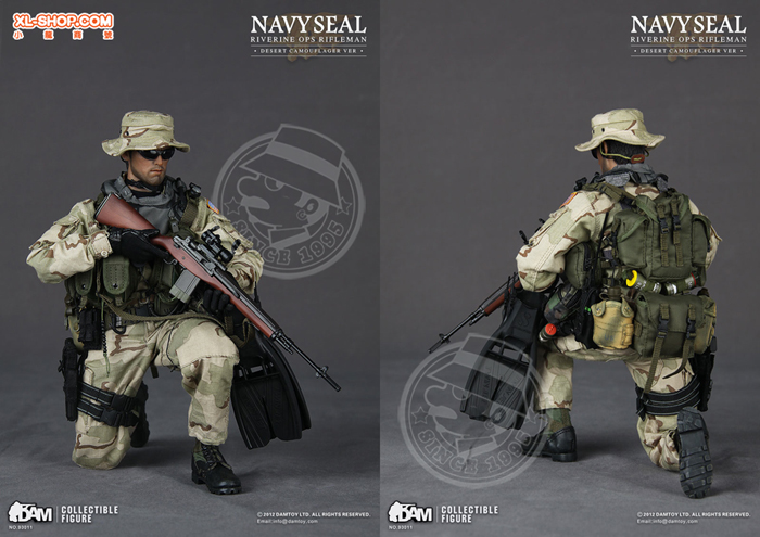 DAMTOYS - Navy Seal Riverine OPS Rifleman [Desert Camouflager Ver.]