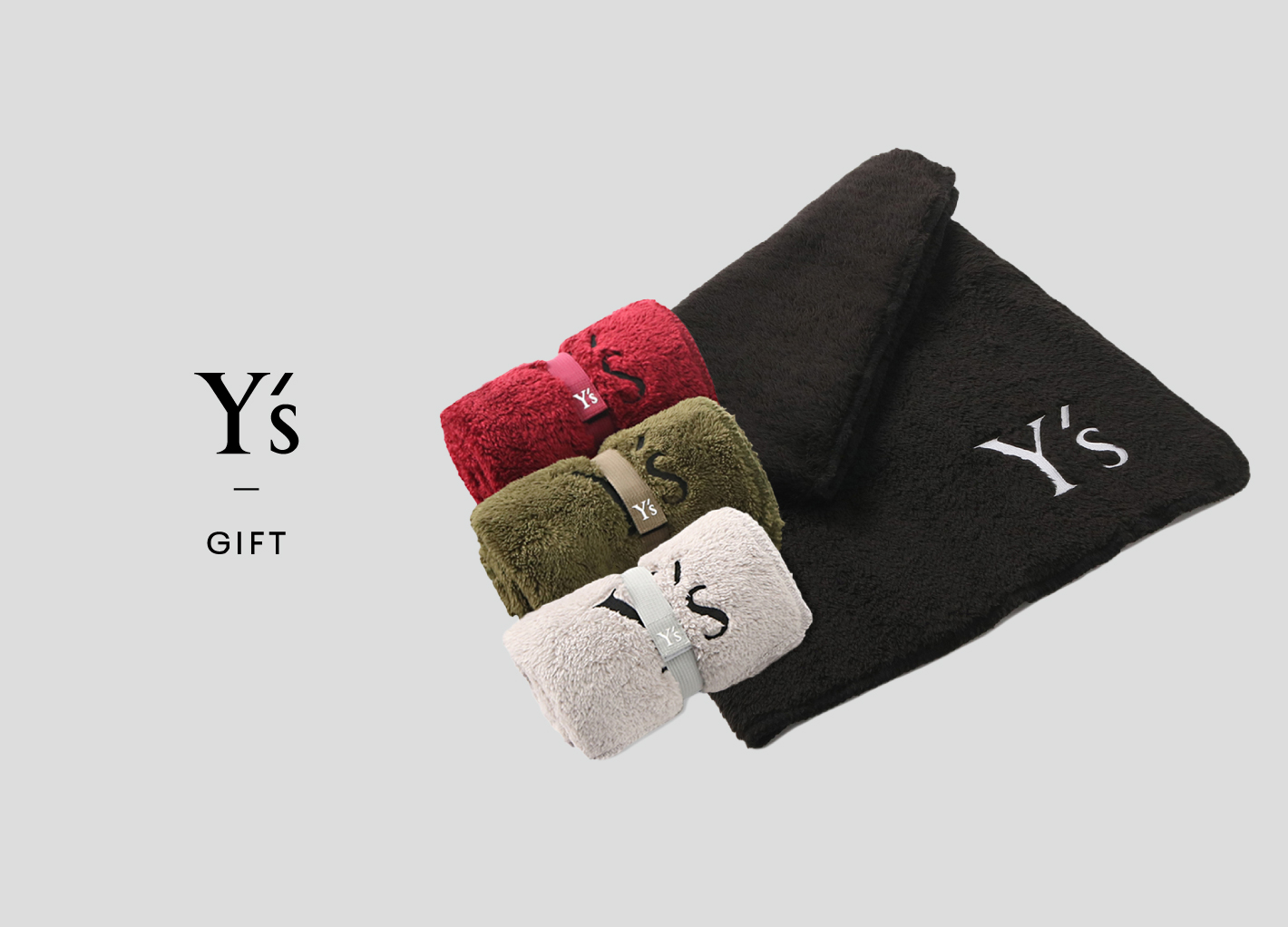 Y'sからお客様へのウィンターギフト-オリジナルブランケット | Yohji