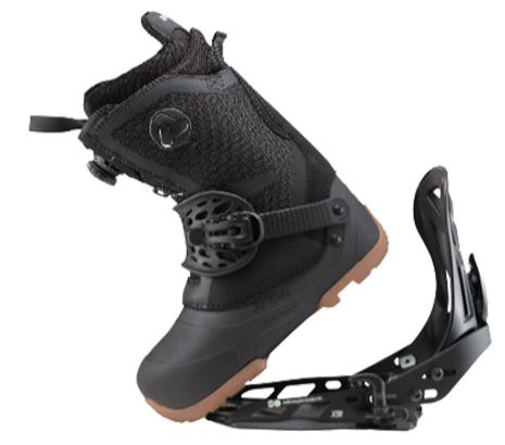 リフトを降りたら瞬時に装着できる 独自のステップインシステム