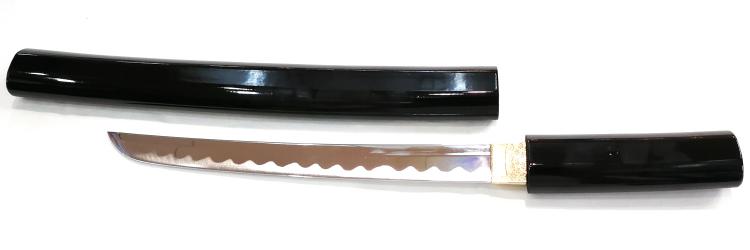 国産高級模造刀 - 黒呂鞘【短刀 九寸】 | [大和企画]ナイフ