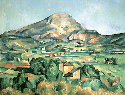 セザンヌ作 サント＝ヴィクトワール山