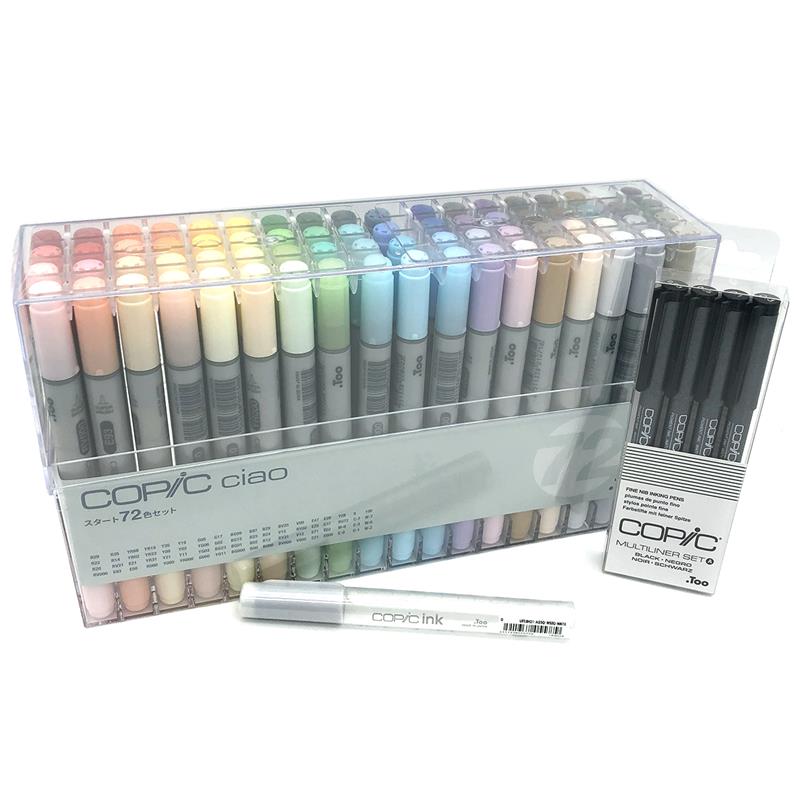 限定セット】 コピック コピックチャオ スタート 72色セット | ゆめ画材