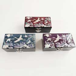 螺鈿の高級ジュエリーボックス 韓国高級螺鈿宝石箱 舞鶴 名刺入・小物