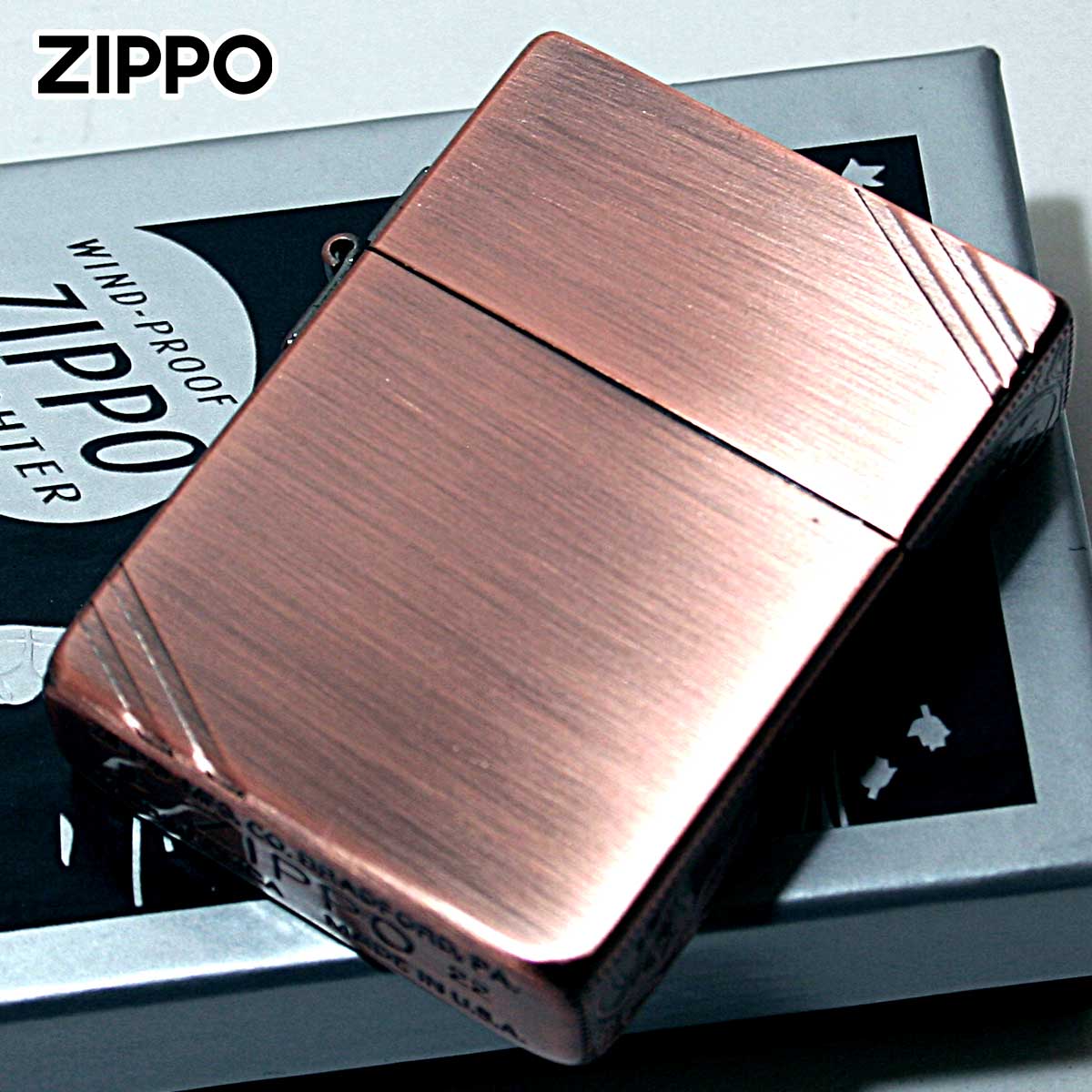 Zippo ジッポー 1935レプリカ ダイアゴナルライン 3面 アラベスク彫刻