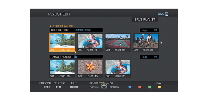 入力ソースからBD/DVDへのダイレクト記録に対応。業務用ブルーレイ