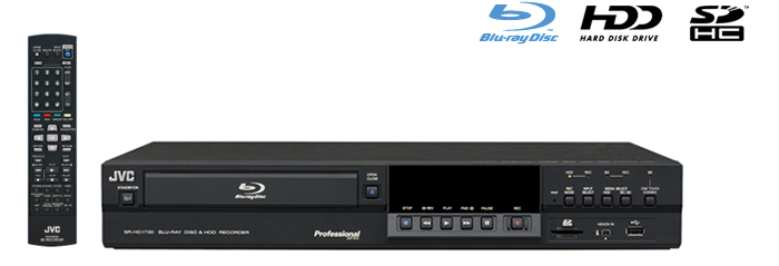 入力ソースからBD/DVDへのダイレクト記録に対応。業務用ブルーレイ